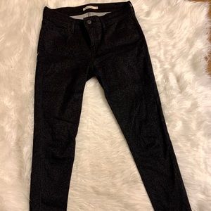 Levi’s black sparkly jeans - 29
